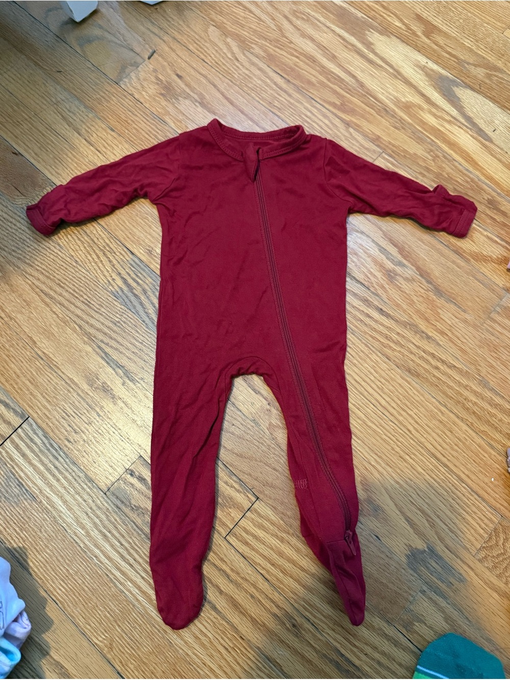 Kyte Baby Newborn Sleeper Pajamas Size Newborn Red Cardinal Colour